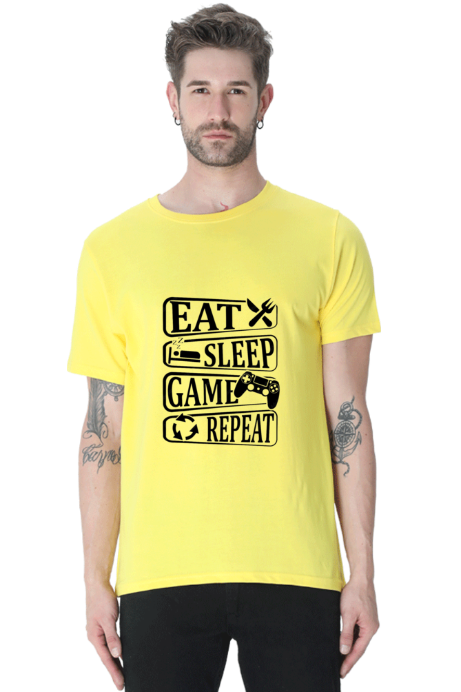 "Game On: Premium Cotton Gamer T-Shirt"-Men