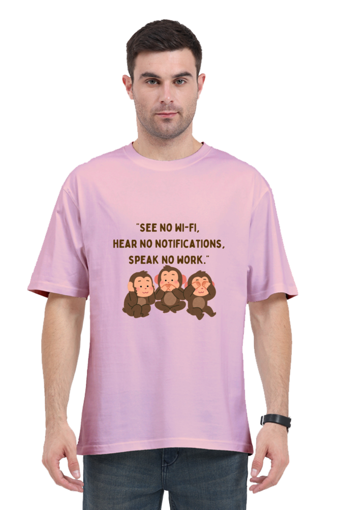 Gen-z three monkey -Unisex oversize Tshirts