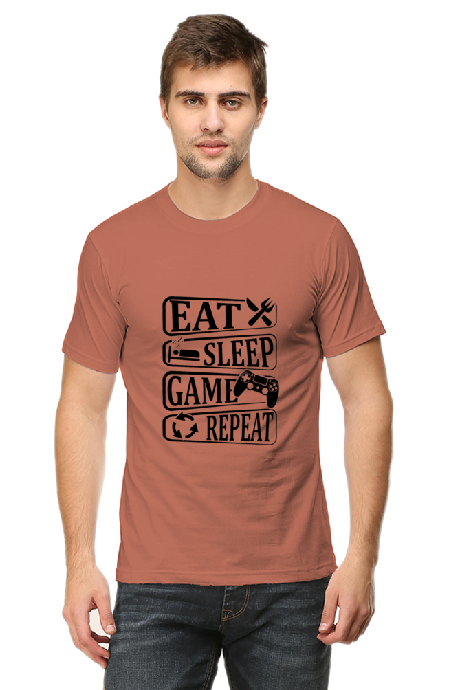 "Game On: Premium Cotton Gamer T-Shirt"-Men