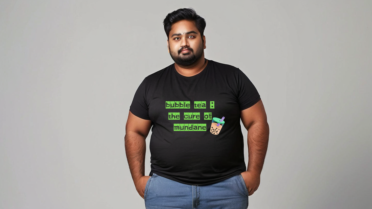 Bubble Tea Lovers-Extra Large Men T-shirts