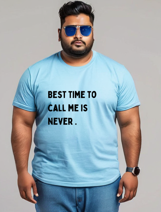 "Call me never"-Xl Men T-shirts