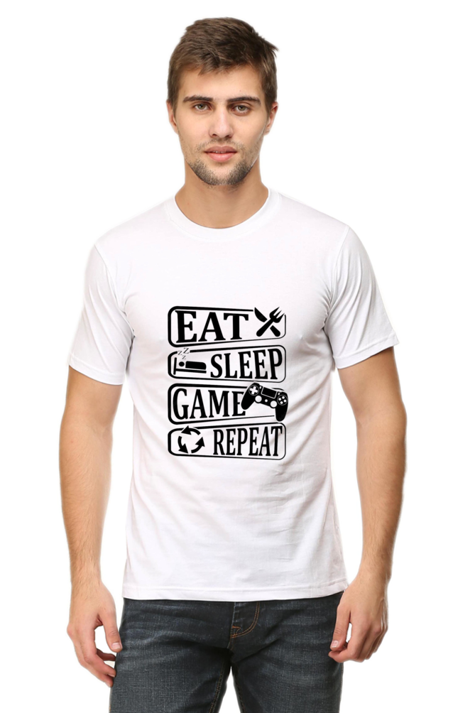 "Game On: Premium Cotton Gamer T-Shirt"-Men