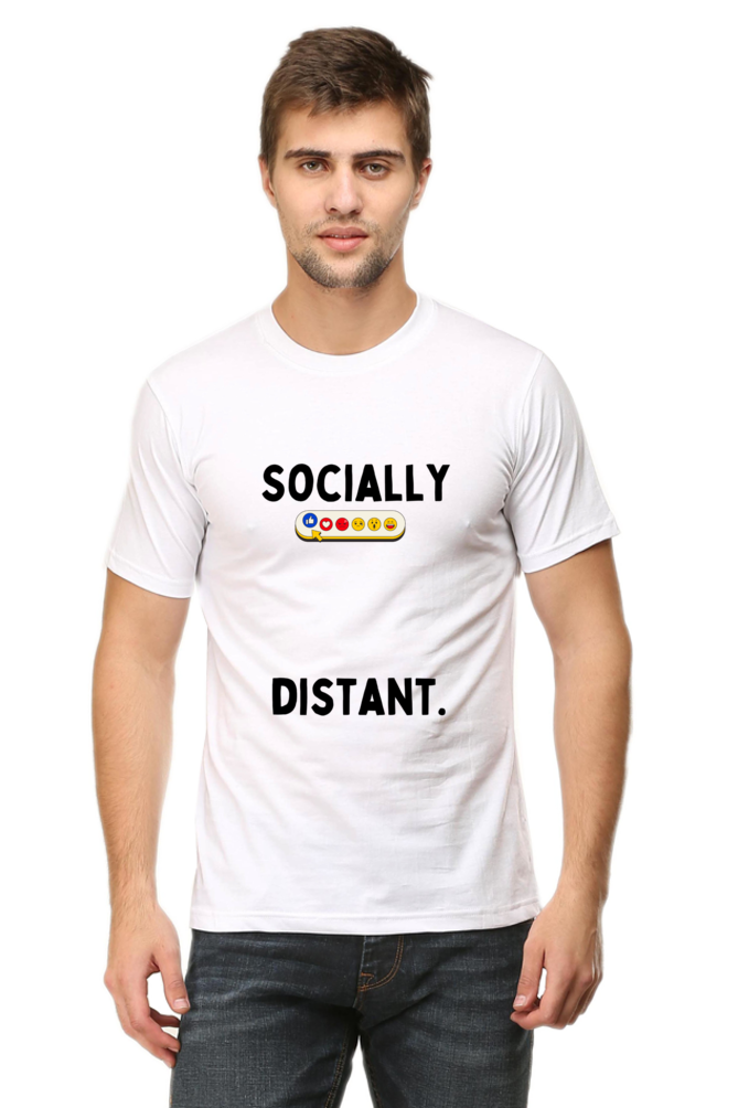 "Socially Distant"-Men T-shirt