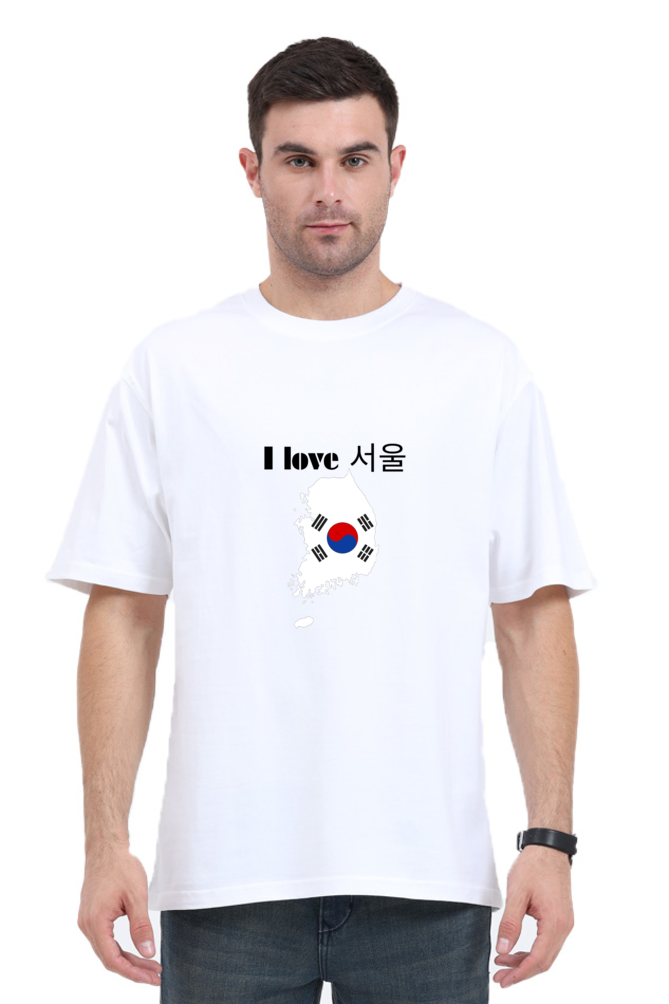 I love Korea - Oversize Unisex T-shirt