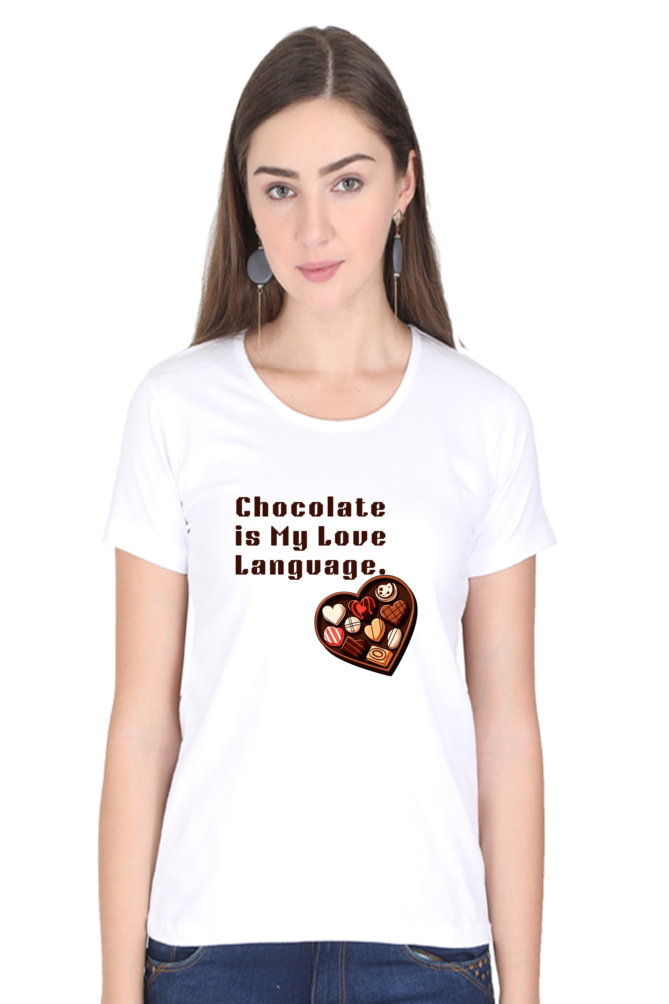 Chocolate Love- Women Tshirts