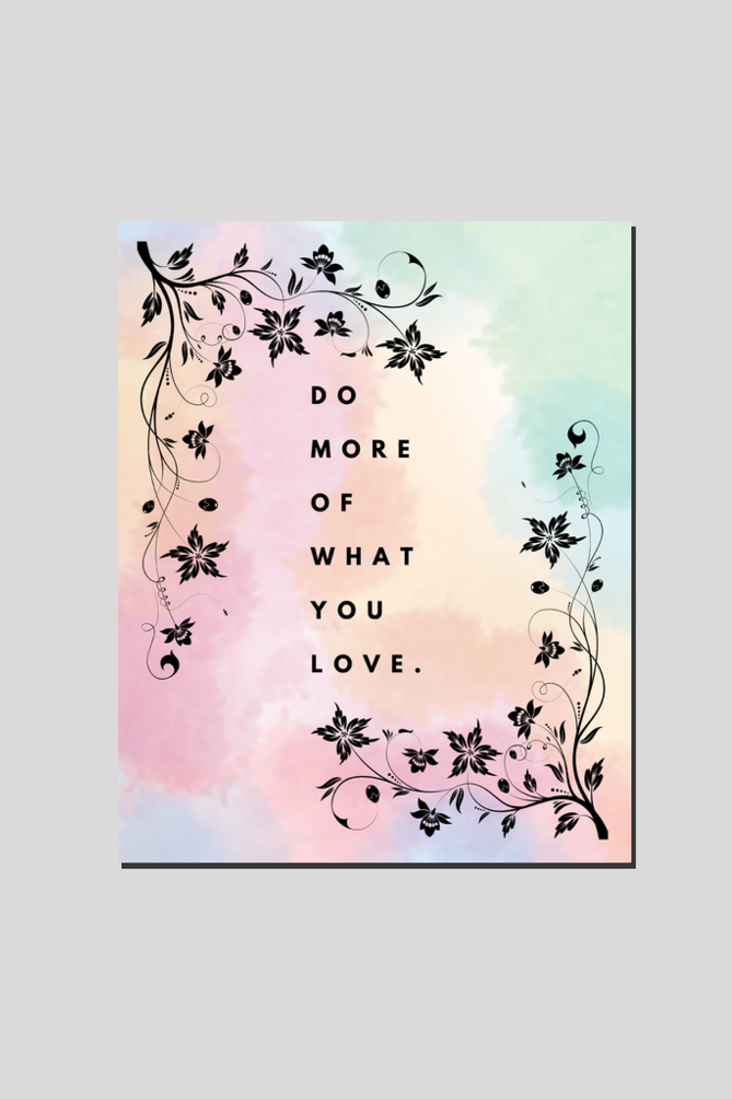 Do what you love to do-quotes Canvas