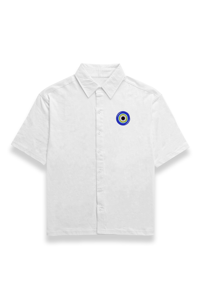 "Evil Eye " Embroidery - Unisex Oversize Shirt