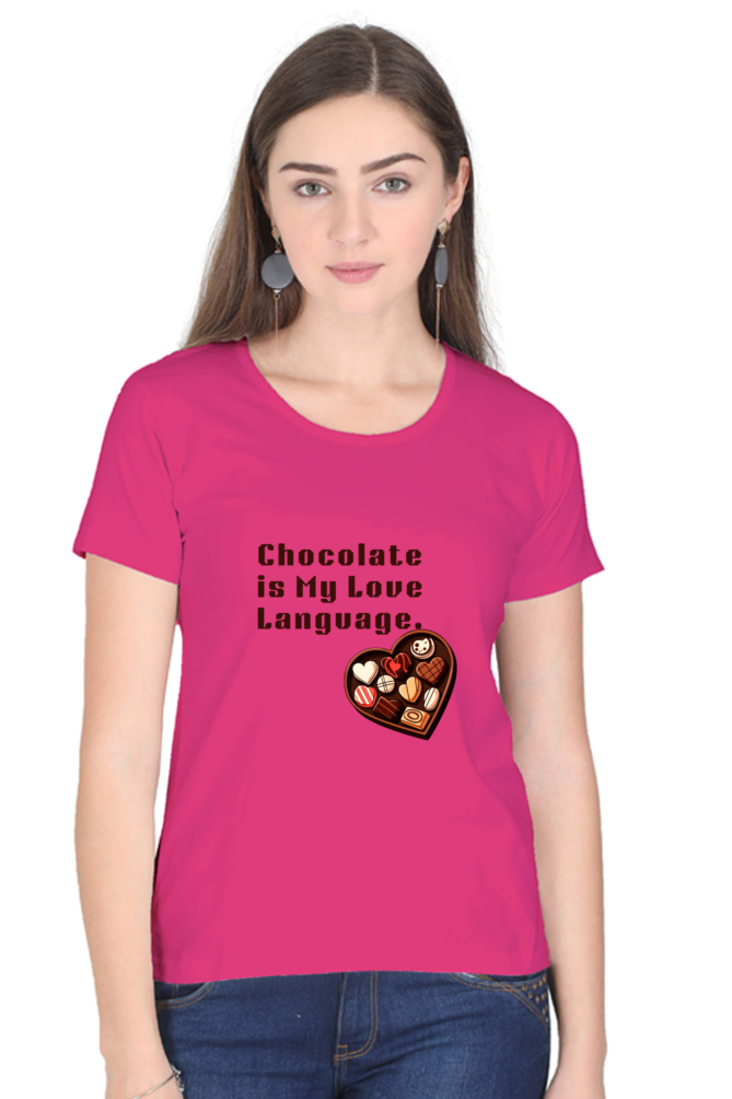 Chocolate Love- Women Tshirts