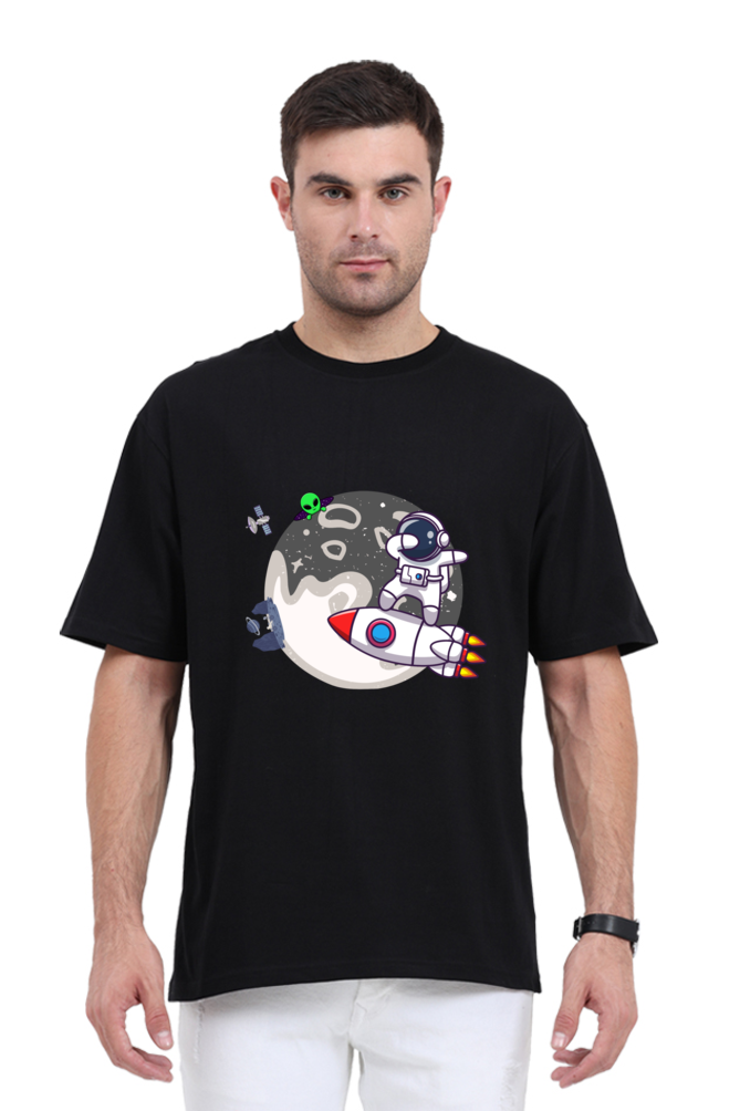 Dancing Astronaut graphics- Oversize Unisex T-shirts