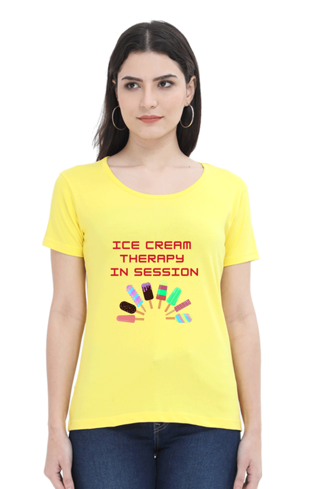 Ice Cream Therapy -Women Tshirt