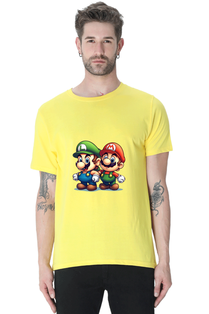 Mario bros graphic-T-shirt  Men