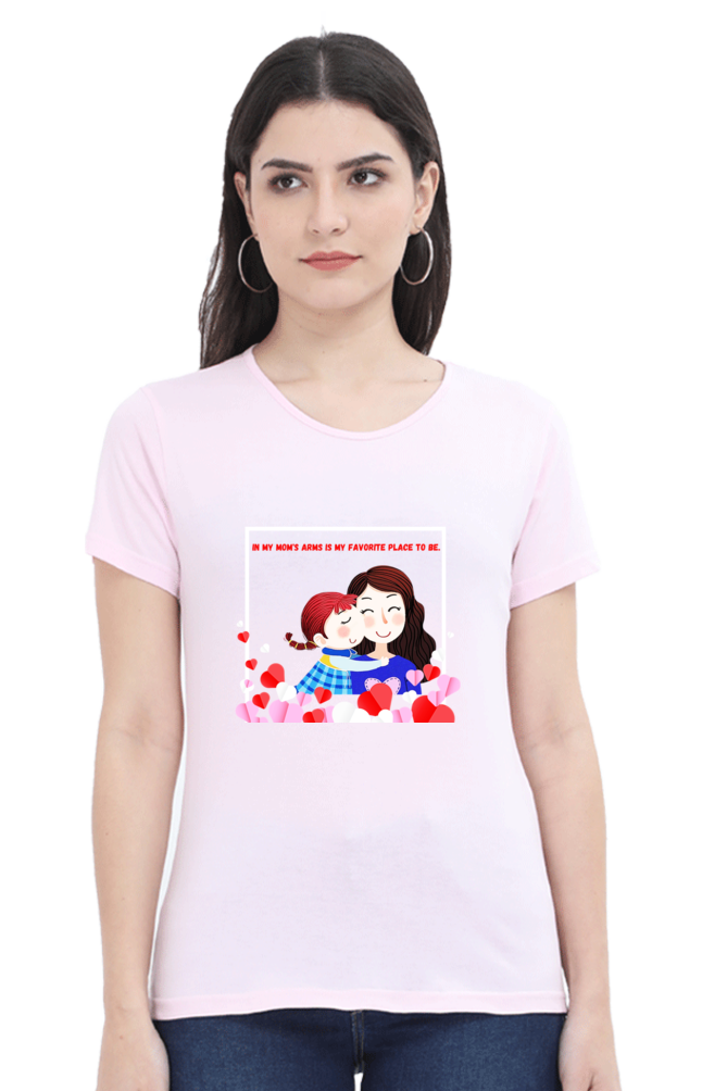 "Mom "-Graphics Cotton Tees"