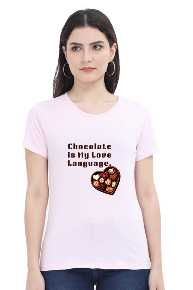 Chocolate Love- Women Tshirts