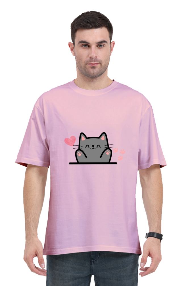 Cute Cat graphics- Oversize Unisex T-shirts