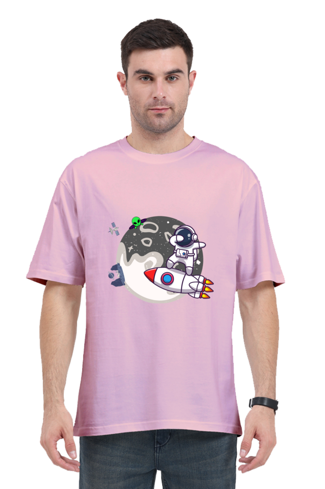 Dancing Astronaut graphics- Oversize Unisex T-shirts