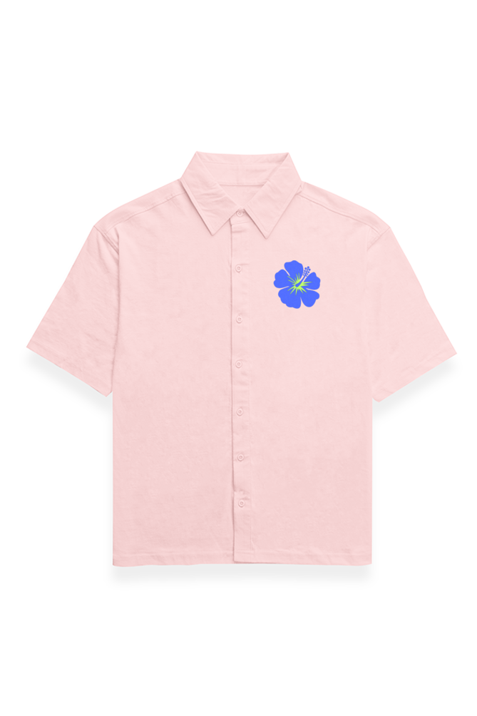 Flower Embroidery - Unisex Oversize T-shirts