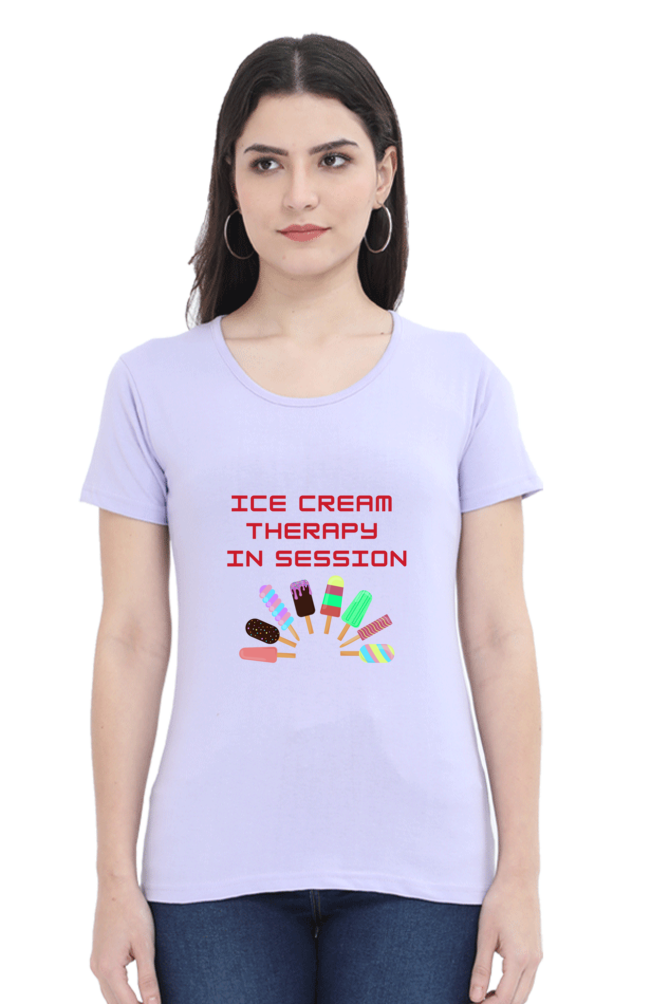 Ice Cream Therapy -Women Tshirt