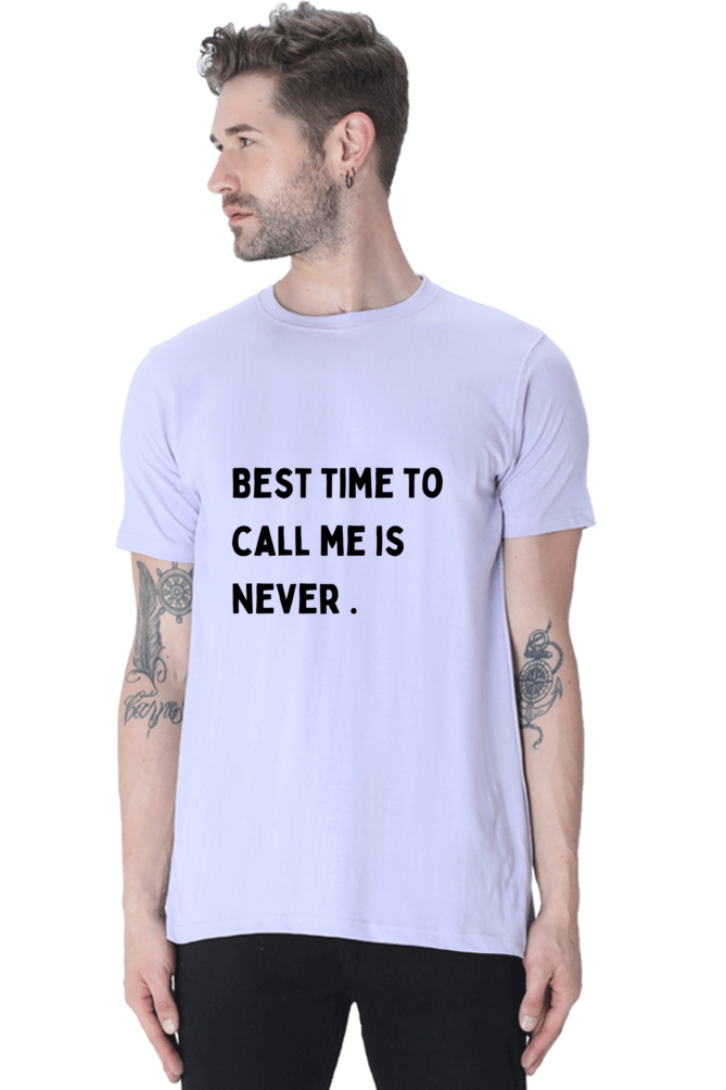 "Call me never"-Xl Men T-shirts