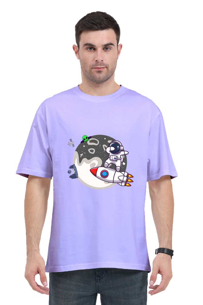 Dancing Astronaut graphics- Oversize Unisex T-shirts