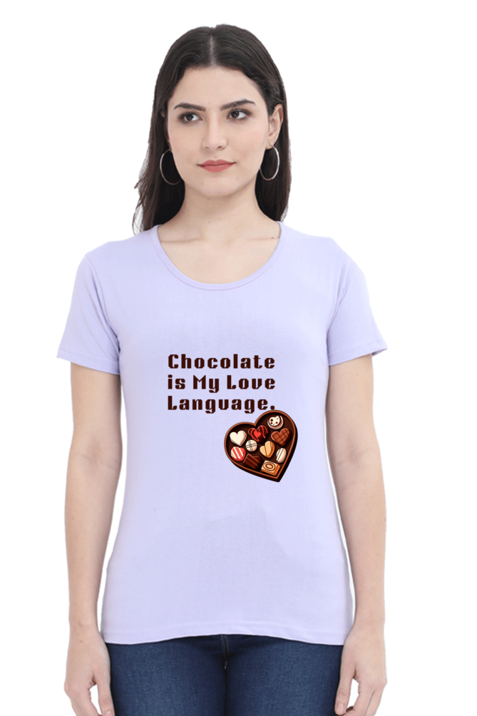 Chocolate Love- Women Tshirts