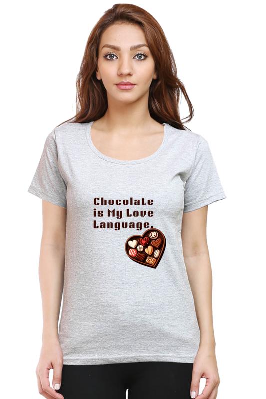 Chocolate Love- Women Tshirts