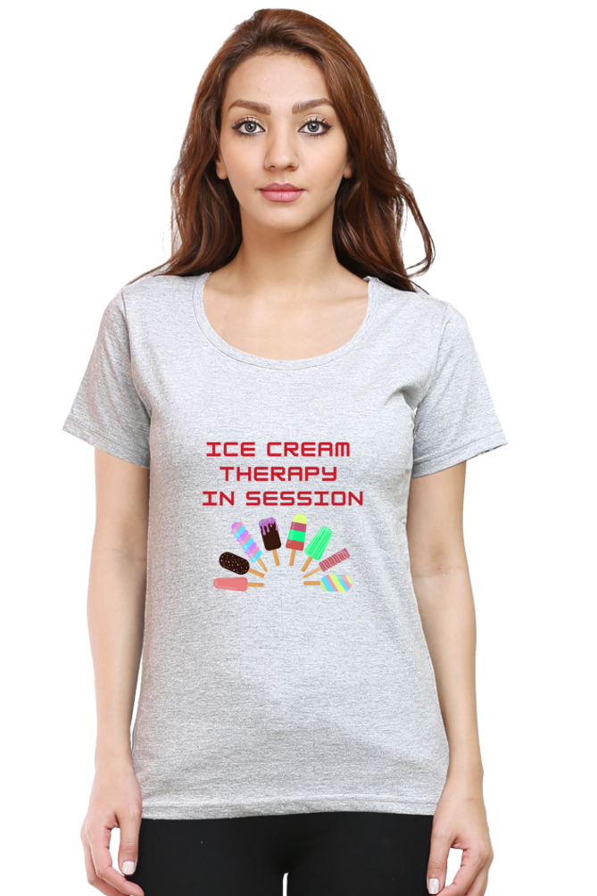 Ice Cream Therapy -Women Tshirt