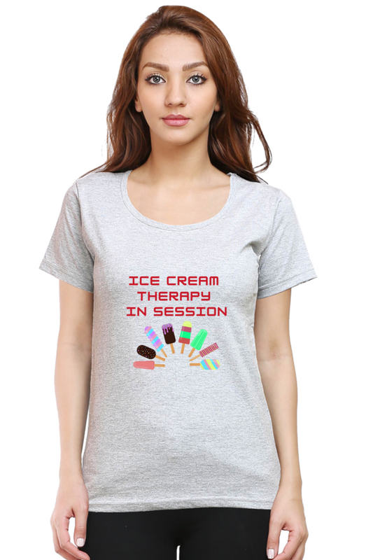 Ice Cream Therapy -Women Tshirt