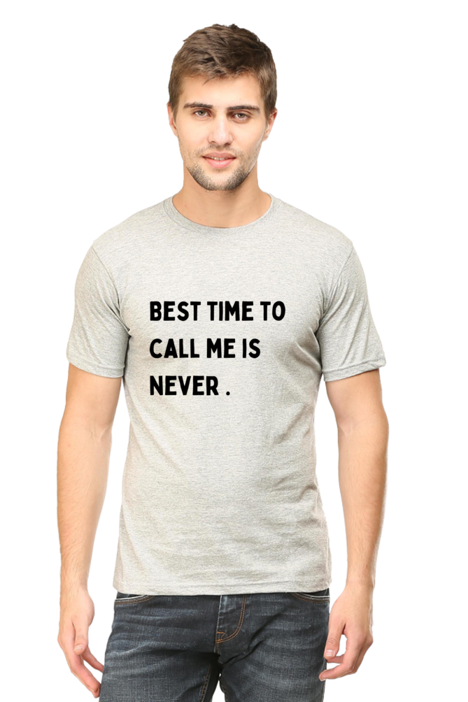 "Call me never"-Xl Men T-shirts