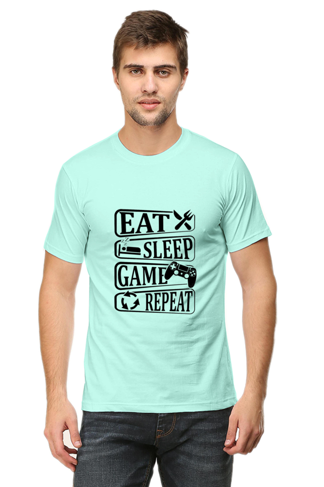 "Game On: Premium Cotton Gamer T-Shirt"-Men