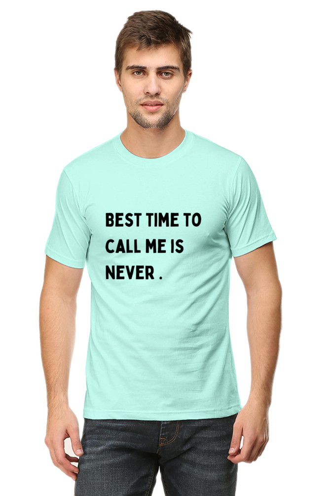 "Call me never"-Xl Men T-shirts