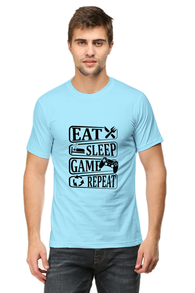 "Game On: Premium Cotton Gamer T-Shirt"-Men