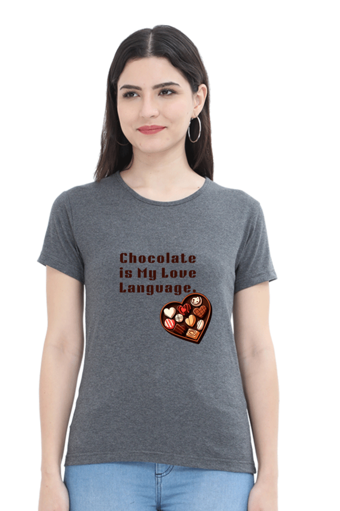 Chocolate Love- Women Tshirts