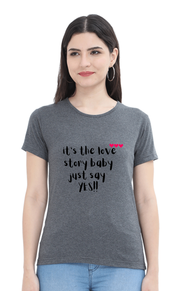 "Love story by Taylor Swift Tee"-Women