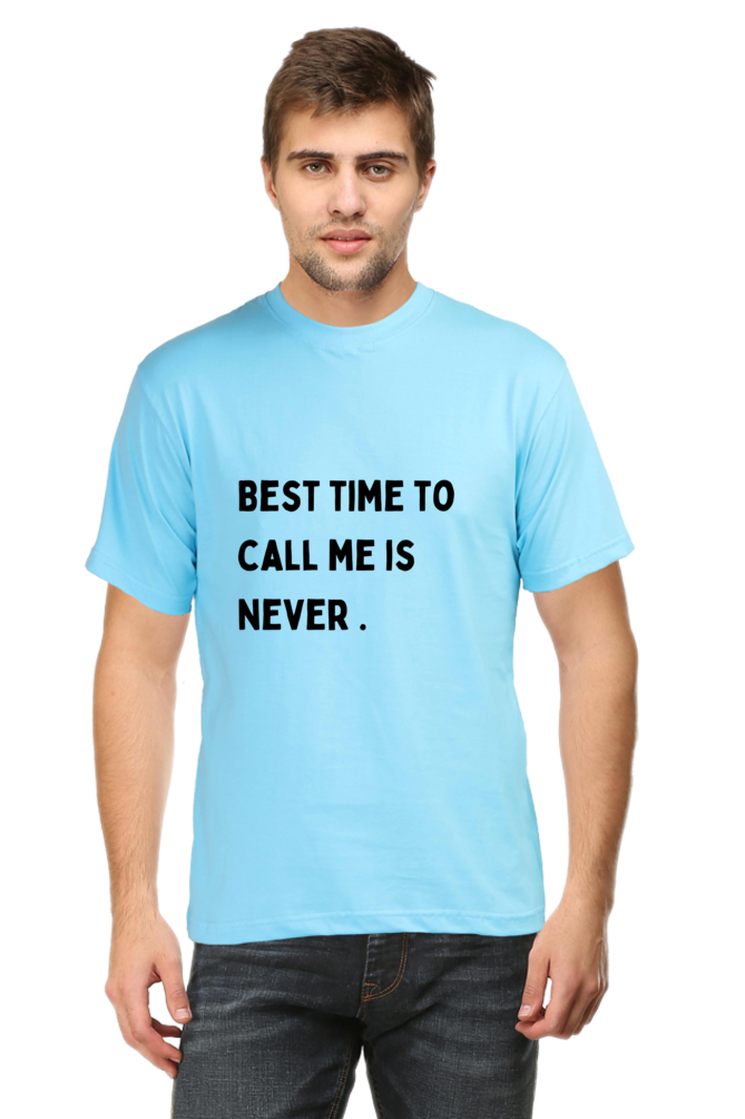 "Call me never"-Xl Men T-shirts