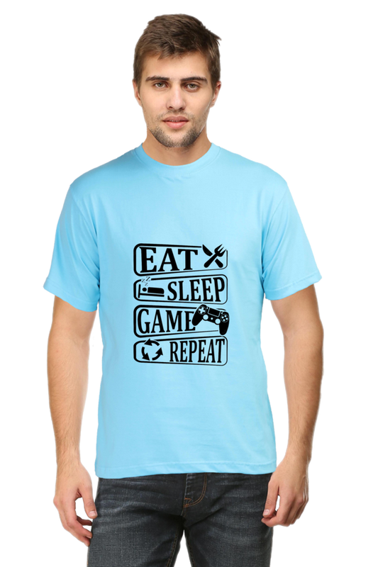 "Game On: Premium Cotton Gamer T-Shirt"-Men