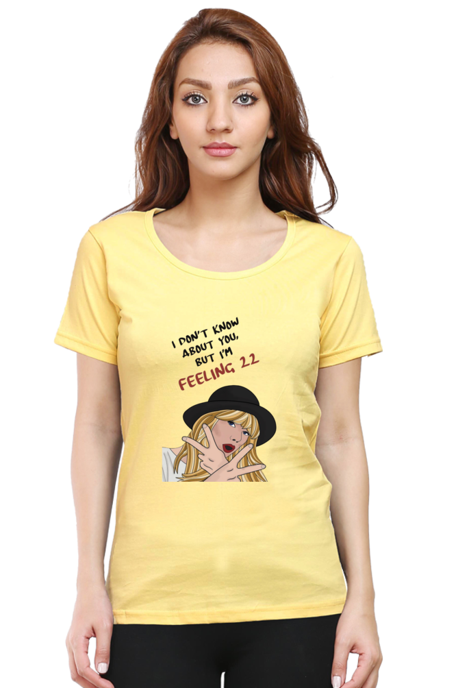 "Feeling 22 Taylor Swift"-Women T-shirts