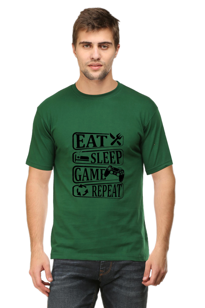 "Game On: Premium Cotton Gamer T-Shirt"-Men