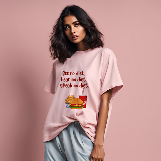 No Diet -Unisex Oversize T shirt