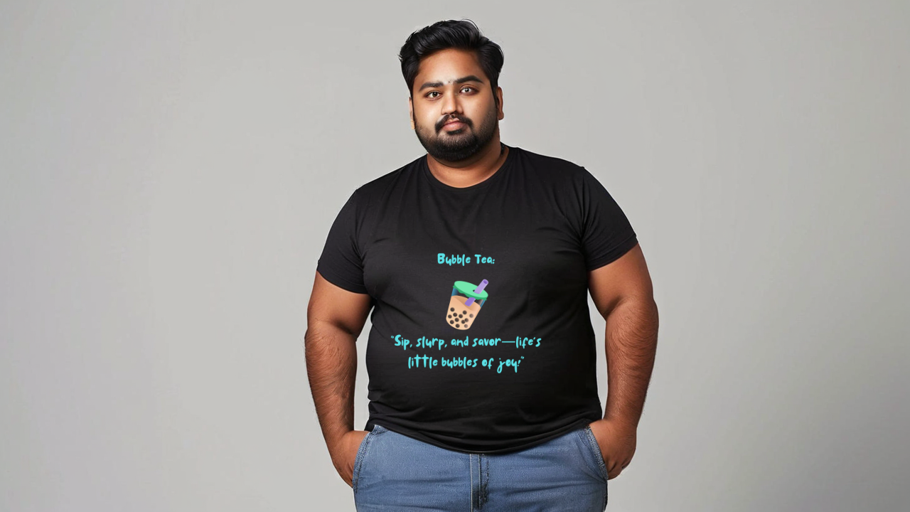 Bubble Tea Lovers Tee -MenExtra Large