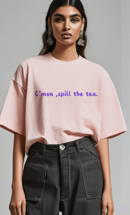 Unisex Oversize Tees with Gen Z Slang