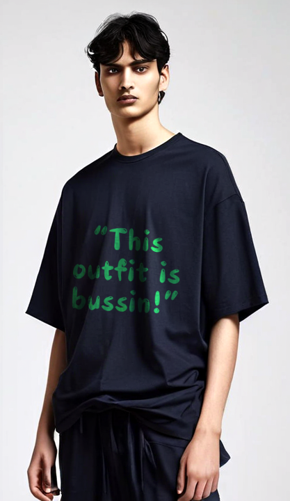 Unisex Oversize Tees with Gen Z Slang