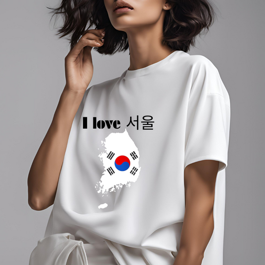 I love Korea - Oversize Unisex T-shirt