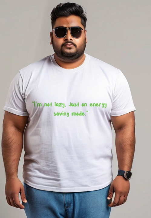 "XL Comfort: Trendy Cotton T-Shirts for Extra Large Sizes"-Men