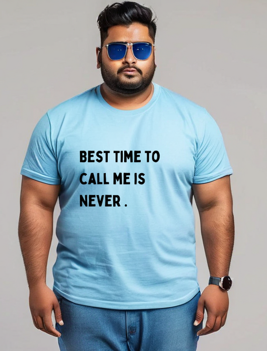 "Call me never"-Xl Men T-shirts